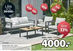 JYSK BORD + SOFA + 2 STOLE tilbud