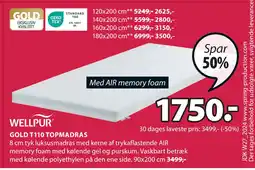JYSK GOLD T110 TOPMADRAS tilbud