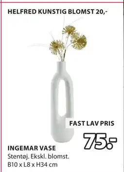 JYSK INGEMAR VASE tilbud