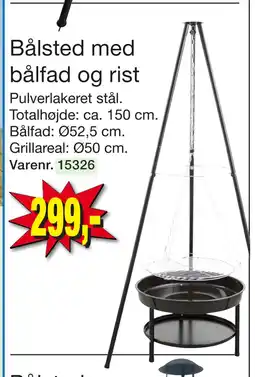 Harald Nyborg Bålsted med bålfad og rist tilbud