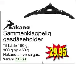 Harald Nyborg Sammenklappelig gasdåseholder tilbud