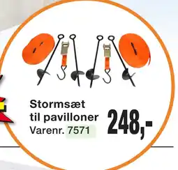 Harald Nyborg Stormsæt til pavilloner tilbud