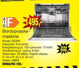 Harald Nyborg Bordopvaskemaskine tilbud