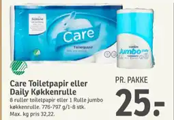 SPAR Køkkenrulle Jumbo tilbud