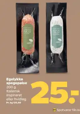 Netto Spegepølse Italiensk tilbud