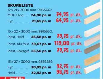 jem & fix SKURELISTE tilbud