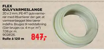 jem & fix FLEX GULVVARMESLANGE tilbud