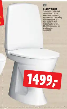 jem & fix SIGN TOILET tilbud