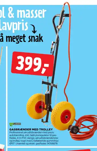 jem & fix GASBRÆNDER MED TROLLEY tilbud