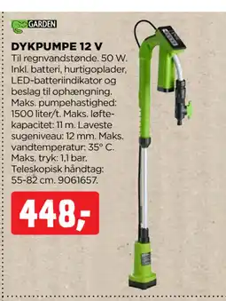 jem & fix DYKPUMPE 12 V tilbud