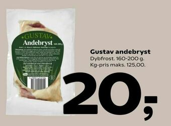 Coop 365 Gustav andebryst tilbud