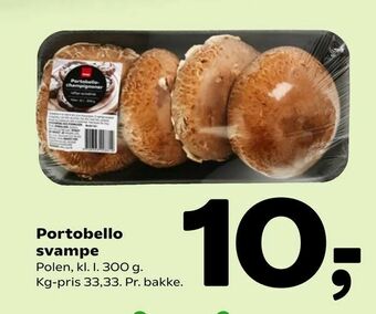 Coop 365 Portobello svampe tilbud