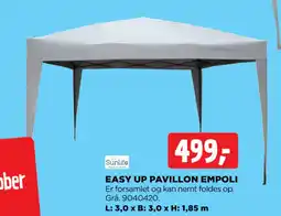 jem & fix EASY UP PAVILLON EMPOLI tilbud