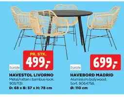 jem & fix HAVESTOL LIVORNO tilbud