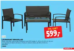 jem & fix LOUNGESÆT BRUXELLES tilbud