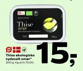 Coop 365 Thise økologiske sydesalt smør tilbud