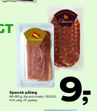 Coop 365 Spansk pålæg tilbud