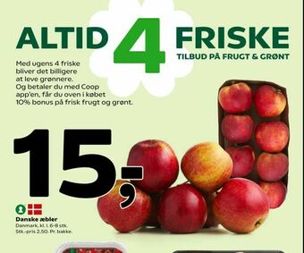 Coop 365 Danske æbler tilbud