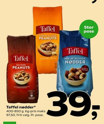 Coop 365 Taffel nødder* tilbud