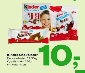 Coop 365 Kinder Chokolade tilbud