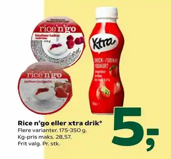 Rice n'go eller xtra drik