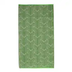Bauhaus Esschert tæppe Puerto Rico inde/ude grøn 125,5x68,5 cm tilbud