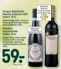 REMA 1000 Italiensk Rødvin tilbud