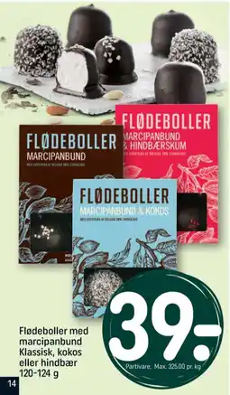 REMA 1000 Flødeboller Ægte Chokolade & Marcipanbund tilbud