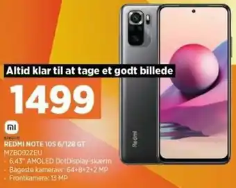 Power Redmi Note 10S 6/128 GT tilbud