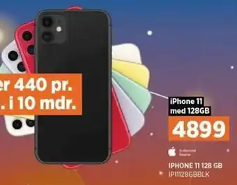 Power iPhone 11 128 Gb IP11128GBBLK tilbud