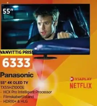 Power Panasonic 55" 4k OLED TV TX55HZ1000E tilbud
