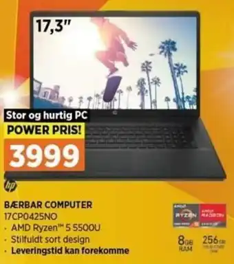 Power Bærbar Computer 17CP0425NO tilbud