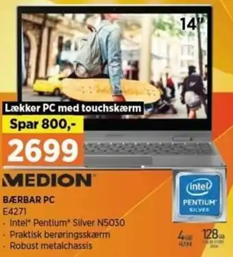 Power Medion Bærbar PC E4271 tilbud