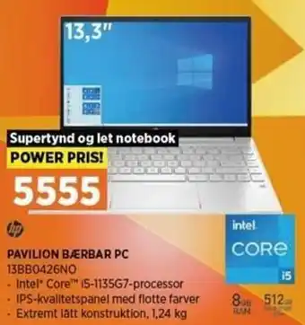 Power Pavilion Bærbar PC tilbud