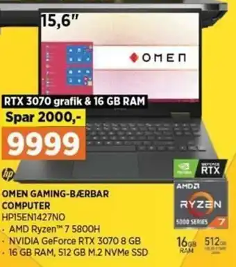 Power Omen Gaming-Bærbar Computer tilbud