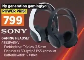 Power Gaming Headset OS5SPARKV tilbud