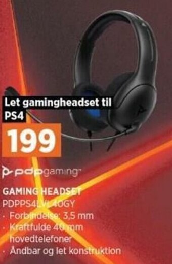 Power Gaming Headset tilbud