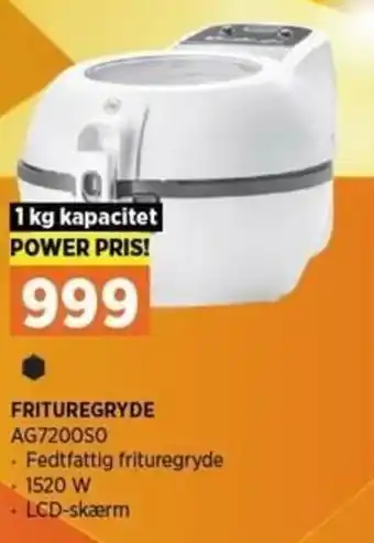 Power Frituregryde AG7200S0 tilbud