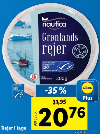 Lidl Rejer i Lage 200g tilbud