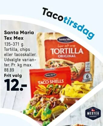Bilka Santa Maria Tex Mex tilbud