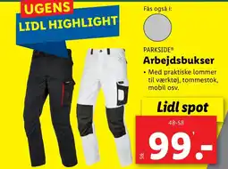 Lidl Arbejdsbukser tilbud