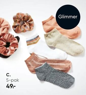 Bilka Footies med glimmer tilbud