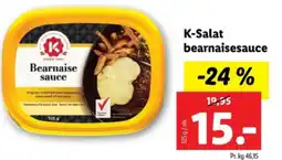 Lidl K-Salat bearnaisesauce tilbud