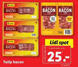 Lidl Tulip bacon tilbud
