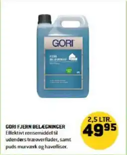 XL-BYG GORI FJERN BELÆGNINGER tilbud