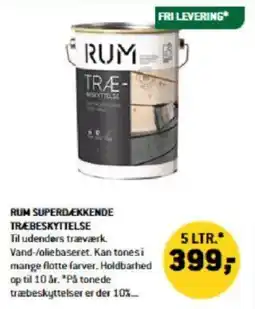 XL-BYG RUM SUPERDÆKKENDE TRÆBESKYTTELSE tilbud