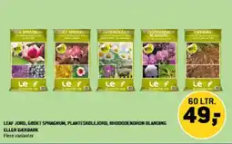 XL-BYG LEAF JORD, GODET SPHAGNUM, PLANTESKOLEJORD, RHODODENDRON BLANDING ELLER DÆKBARK tilbud
