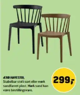 XL-BYG ÆRO HAVESTOL tilbud