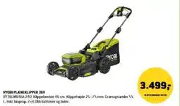 XL-BYG RYOBI PLÆNEKLIPPER 36V tilbud