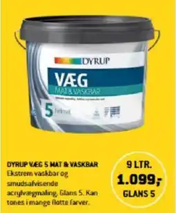XL-BYG DYRUP VÆG 5 MAT & VASKBAR tilbud